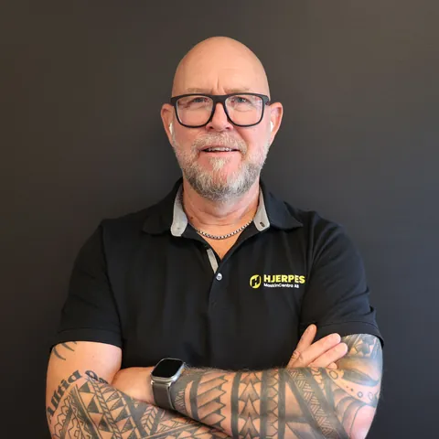 Nicklas Hjerpe, VD och grundare på Hjerpes Maskincentra